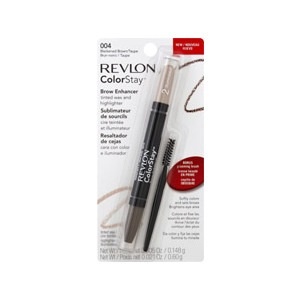 slide 1 of 1, Revlon Colorstay Brow Enhancer Blackened Brown/Taupe 004, 1 ct