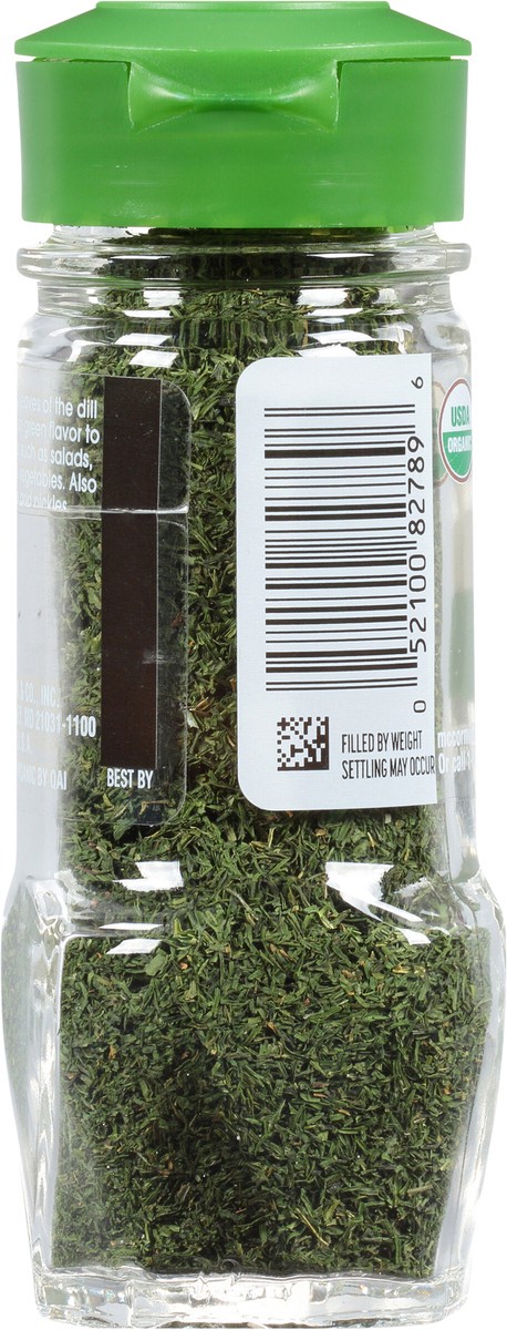 slide 2 of 7, McCormick Gourmet Organic Dill Weed, 0.5 oz, 0.5 oz