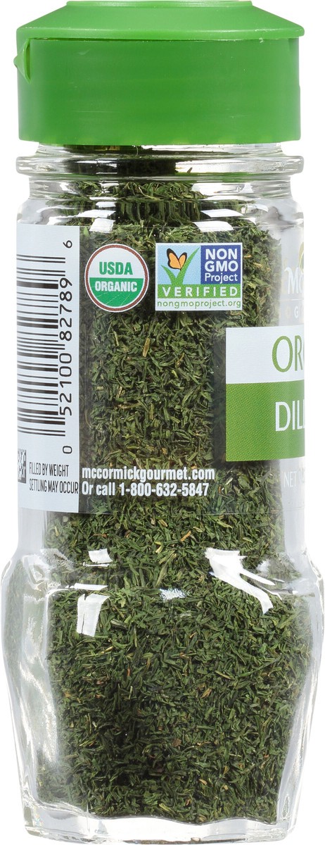 slide 7 of 7, McCormick Gourmet Organic Dill Weed, 0.5 oz, 0.5 oz