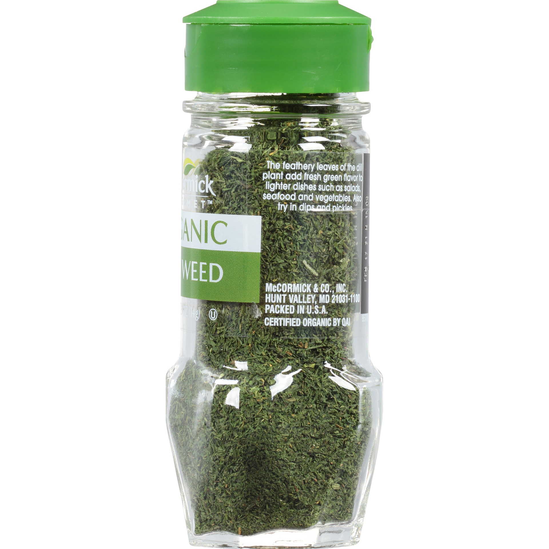 McCormick Gourmet Organic Dill Weed 0.5 oz | Shipt