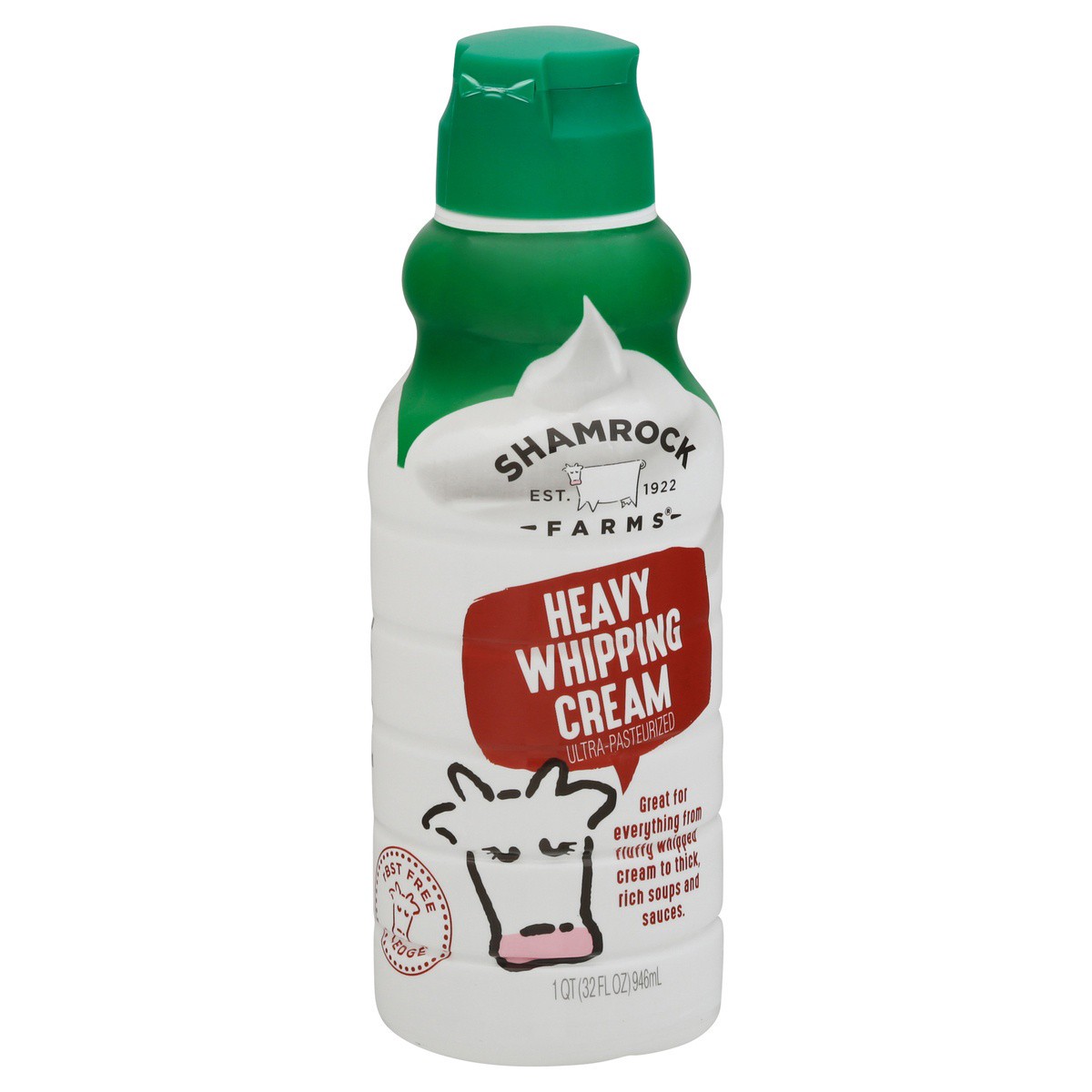 slide 8 of 9, Shamrock Farms Heavy Whipping Cream 1 qt, 1 qt