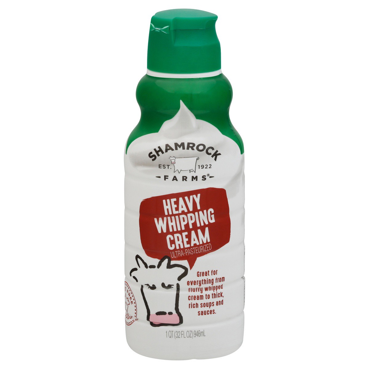 slide 1 of 9, Shamrock Farms Heavy Whipping Cream 1 qt, 1 qt