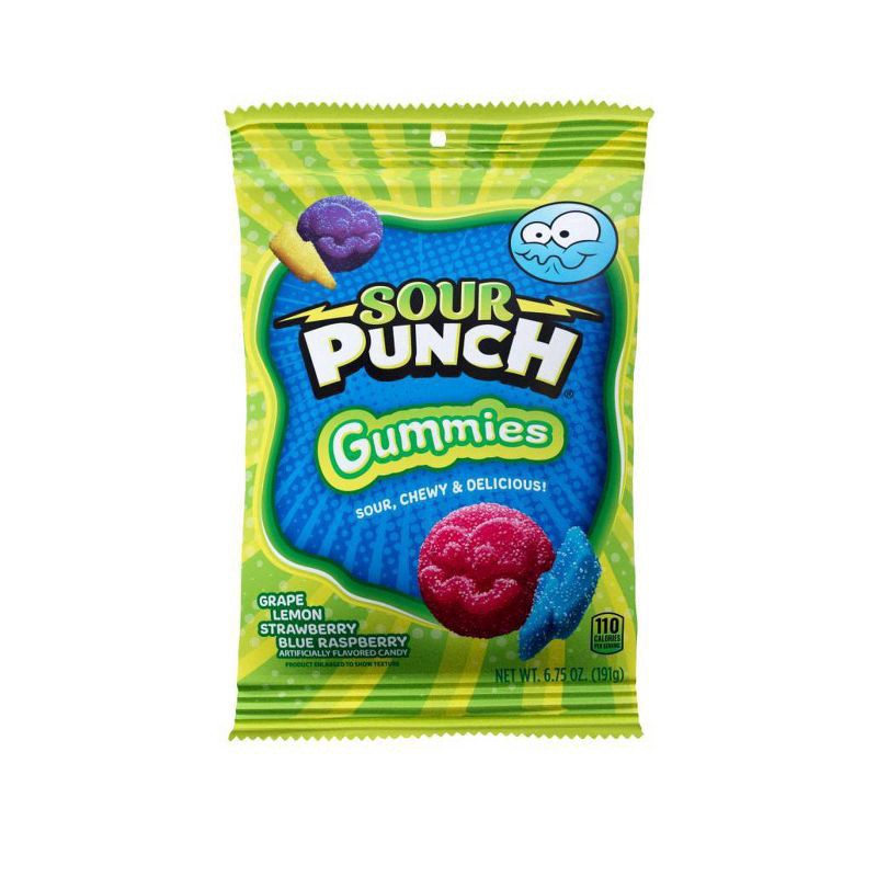 slide 5 of 6, Sour Punch Candy Gummies - 6.75oz, 6.75 oz