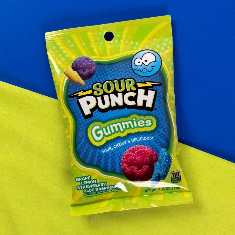 slide 2 of 6, Sour Punch Candy Gummies - 6.75oz, 6.75 oz