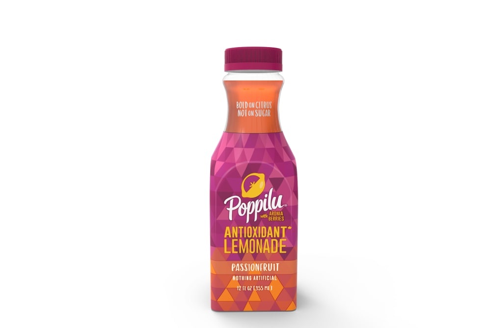 slide 1 of 1, Poppilu Passionfruit Antioxidant Lemonade, 12 fl oz