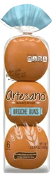 Artesano™ Brioche Buns, 6 ct / 16.4 oz