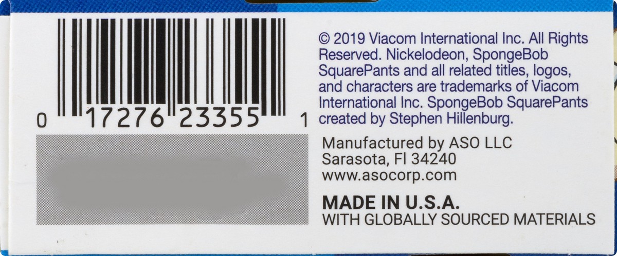 slide 8 of 11, Nickelodeon Assorted Shapes & Sizes Spongebob Antibacterial Sterile Bandages 20.0 ea, 20 ct