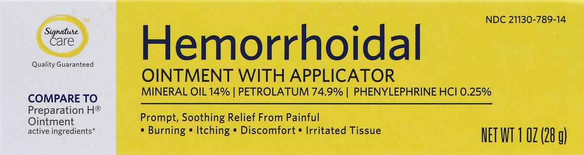 slide 2 of 4, Signature Hemorrhoidal Ointment 1 oz, 1 oz