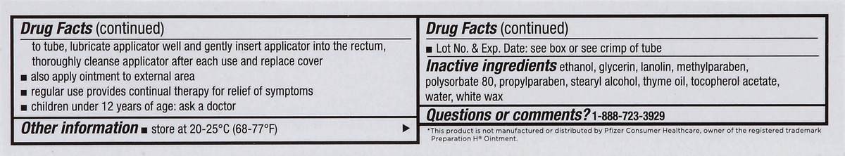 slide 4 of 4, Signature Hemorrhoidal Ointment 1 oz, 1 oz