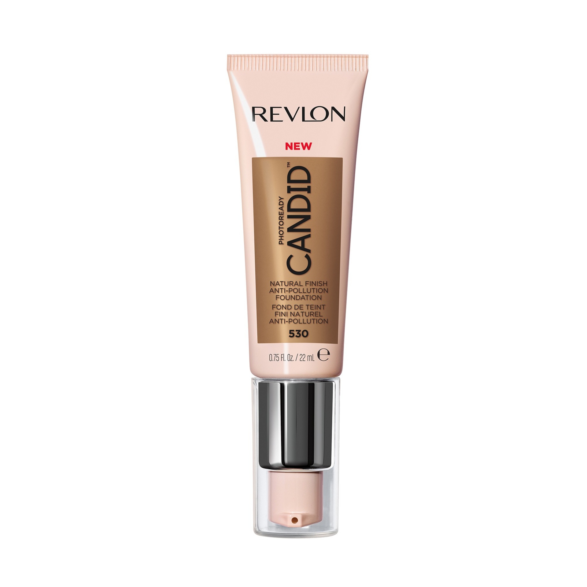 slide 1 of 5, Revlon Photoready Candid Natural Finish Anti-Pollution Foundation - Pecan, 0.75 fl oz