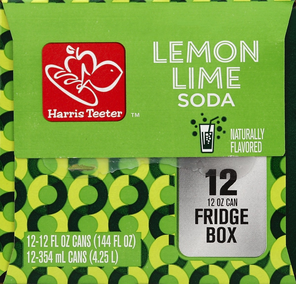 slide 3 of 6, Harris Teeter Soda - Lemon Lime - 12 ct; 12 oz, 12 ct; 12 oz