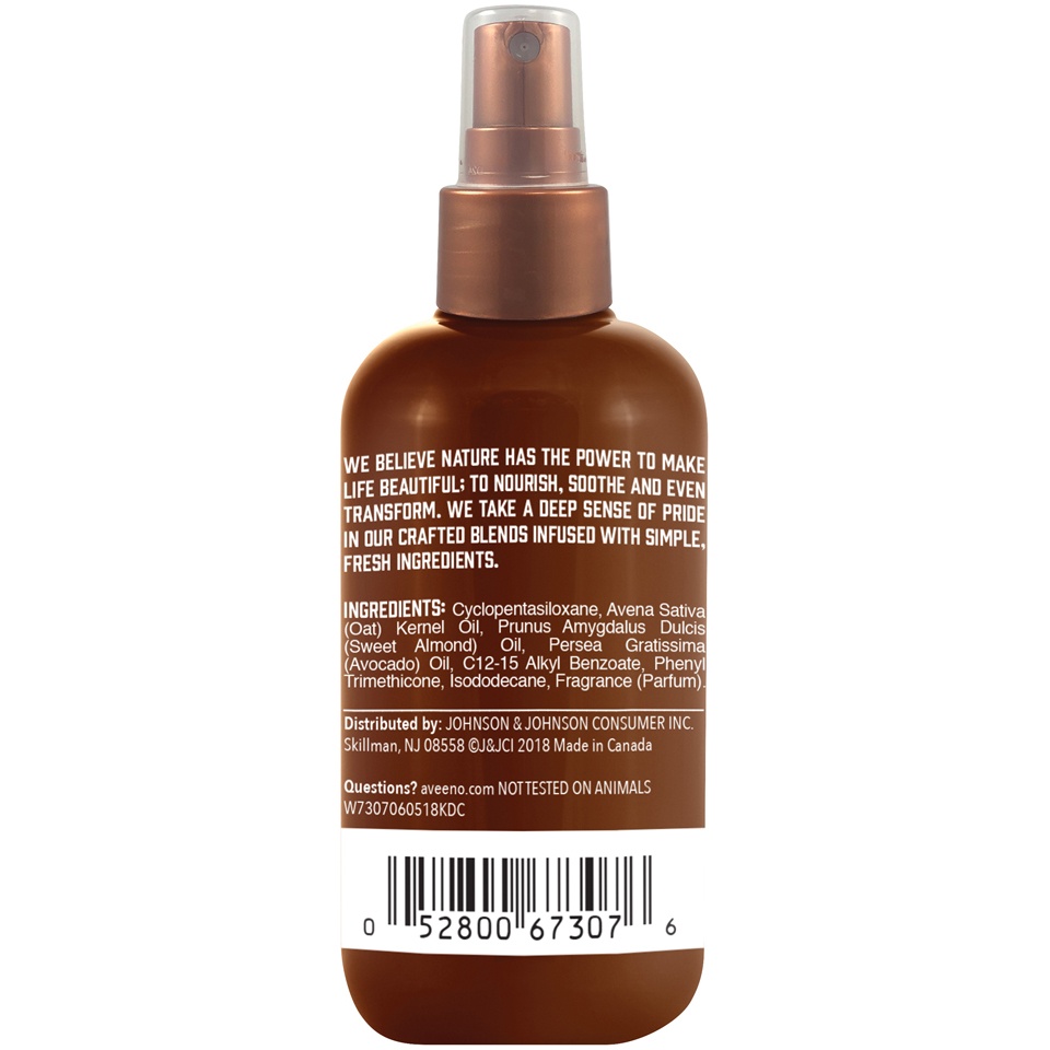 slide 2 of 2, Aveeno Hydration Almond Oil Blend Oil Mist, 3.3 oz