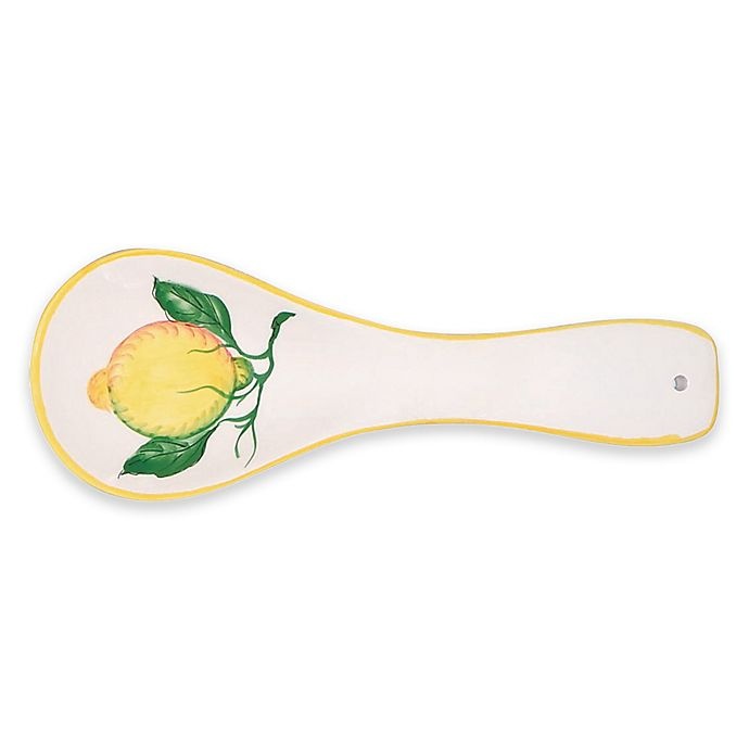 slide 1 of 1, Lorren Home Trends Lemon Design Spoon Rest, 1 ct