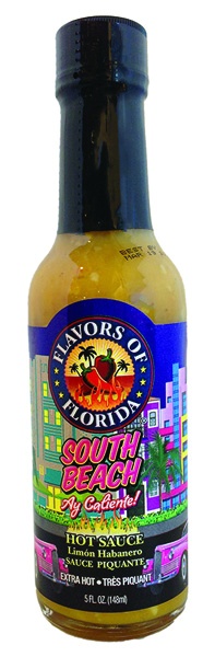 slide 1 of 1, Flavors of Florida Limon Habanero Hot Sauce, 5 oz