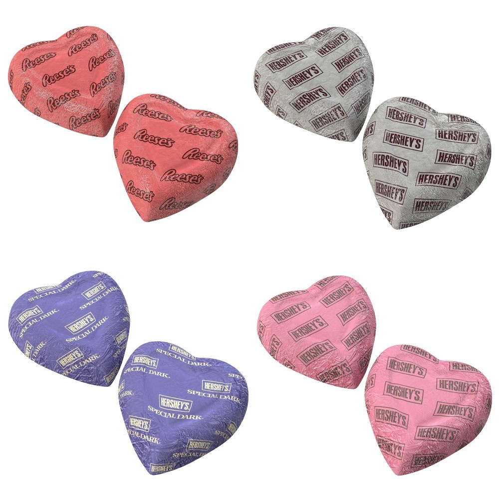 slide 2 of 3, Hershey's Valentines Hearts Assortment, 15 oz