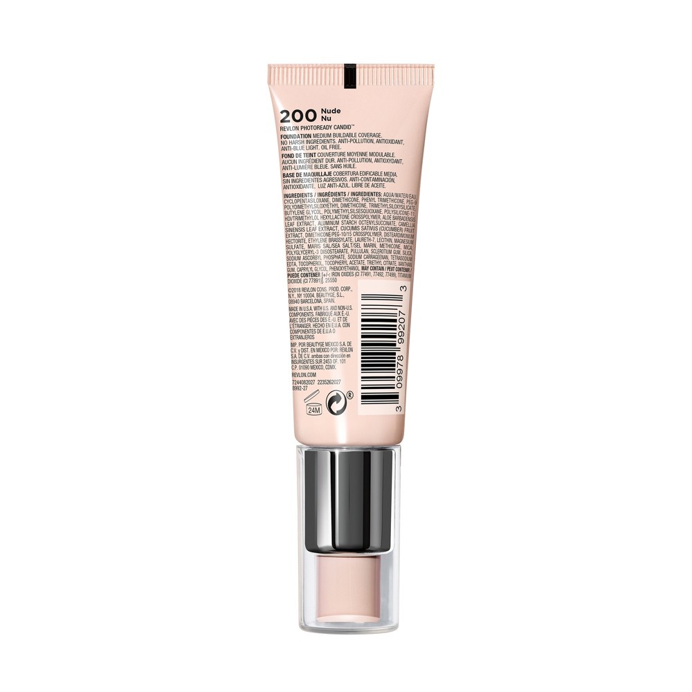 slide 2 of 5, Revlon PhotoReady Candid Natural Finish Anti-Pollution Foundation - 200 Nude - 0.75 fl oz, 0.75 fl oz