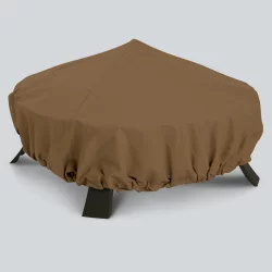 Round Fire Pit Cover - Tan - Threshold