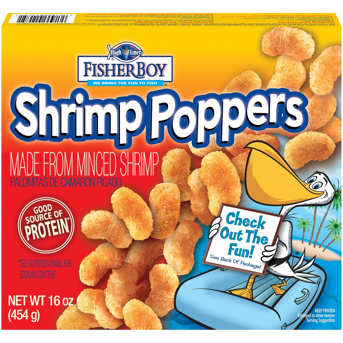 slide 1 of 13, Fisher Boy High Liner Fisher Boy Shrimp Poppers 16 oz. Box, 16 oz