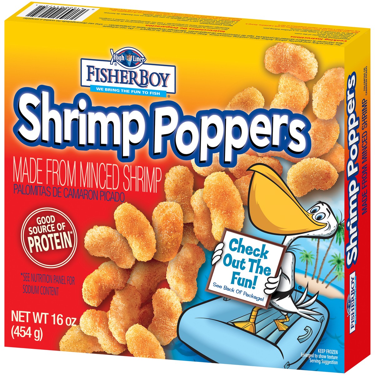 slide 12 of 13, Fisher Boy High Liner Fisher Boy Shrimp Poppers 16 oz. Box, 16 oz