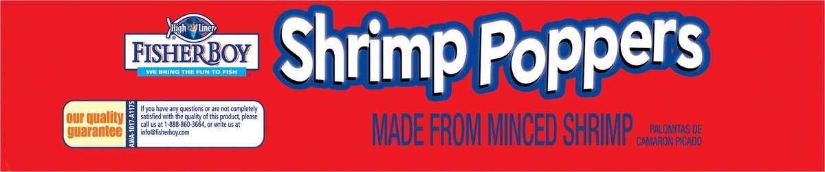 slide 13 of 13, Fisher Boy High Liner Fisher Boy Shrimp Poppers 16 oz. Box, 16 oz