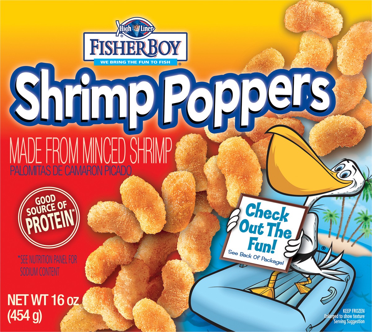 slide 9 of 13, Fisher Boy High Liner Fisher Boy Shrimp Poppers 16 oz. Box, 16 oz