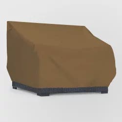 Loveseat Cover Brown - Threshold