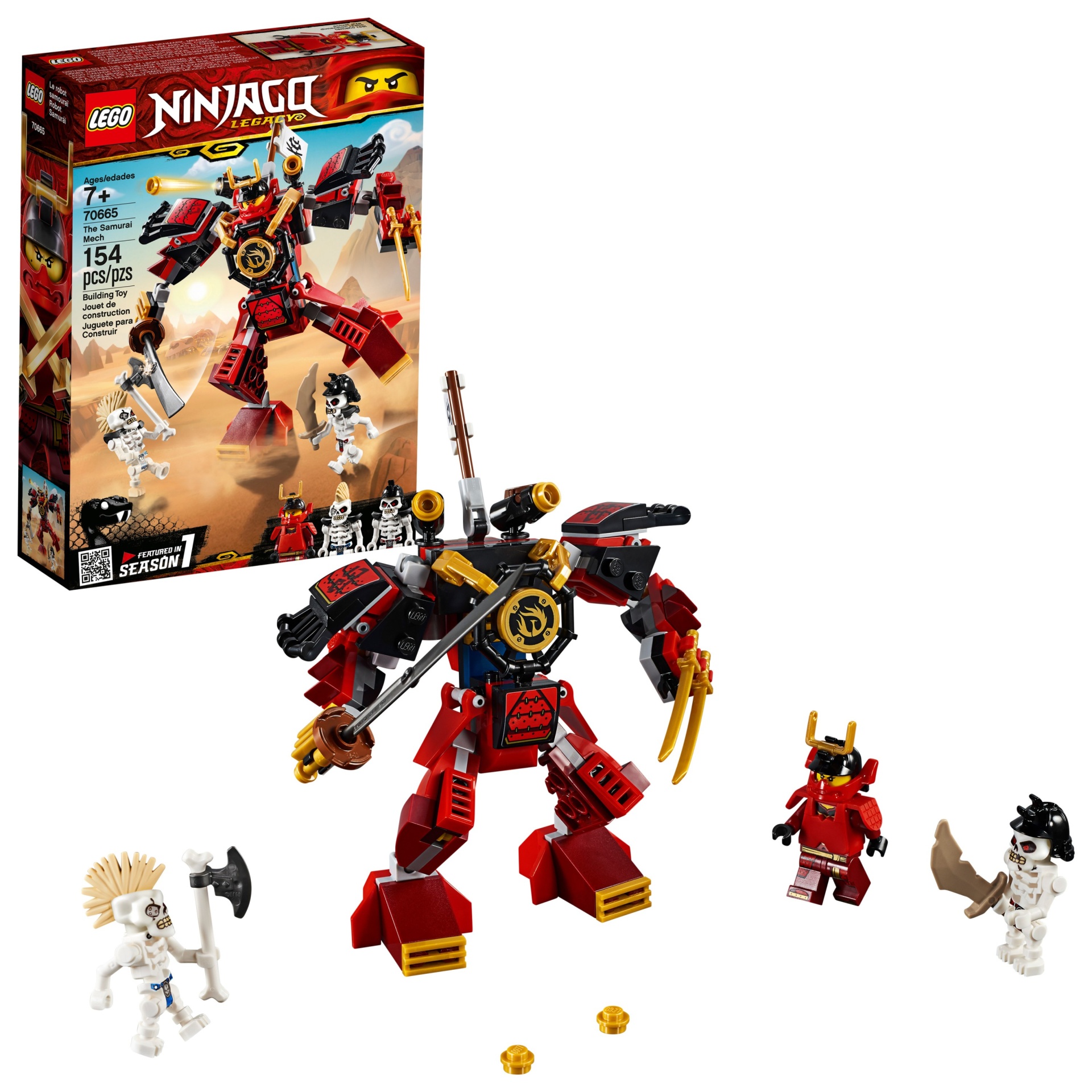 slide 1 of 6, LEGO Ninjago the Samurai Mech, 1 ct