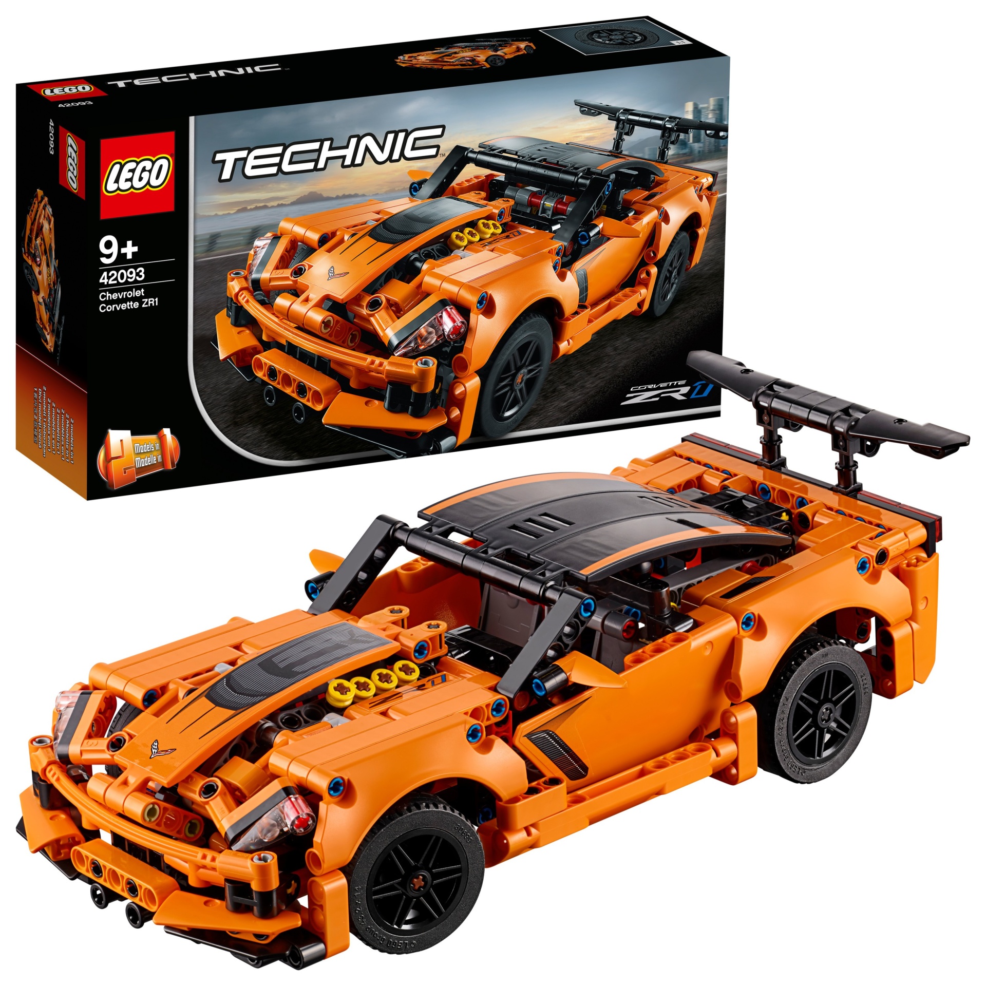slide 1 of 5, LEGO Technic Chevrolet Corvette ZR1 42093, 1 ct