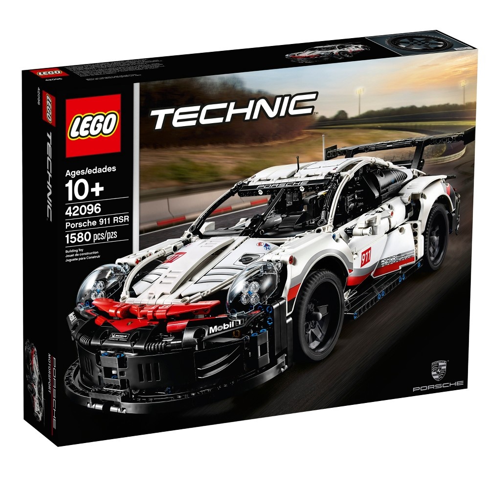 slide 2 of 6, LEGO Technic Porsche 911 RSR Collectible STEM Toy Race Car Building Kit 42096, 1 ct