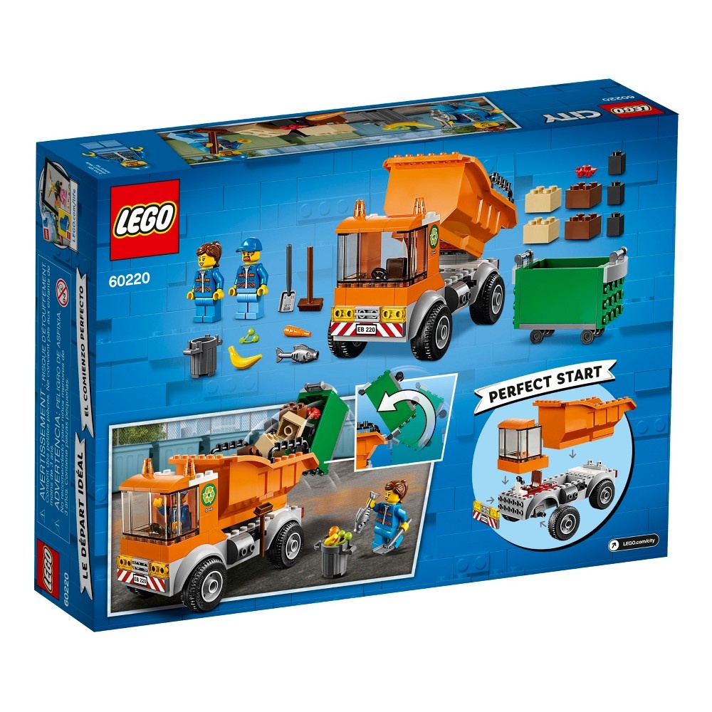 slide 5 of 7, LEGO City Garbage Truck 60220, 1 ct
