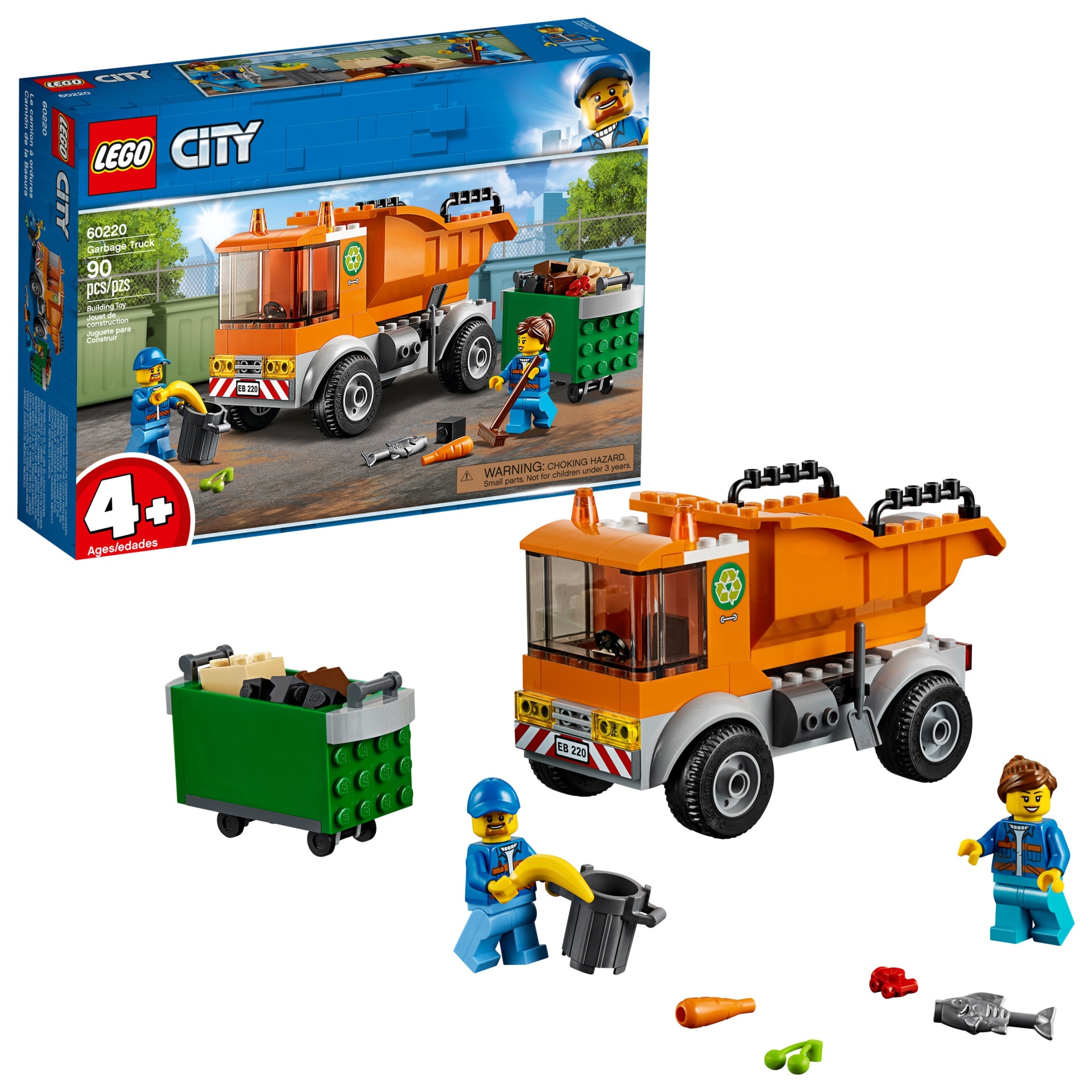 slide 1 of 7, LEGO City Garbage Truck 60220, 1 ct