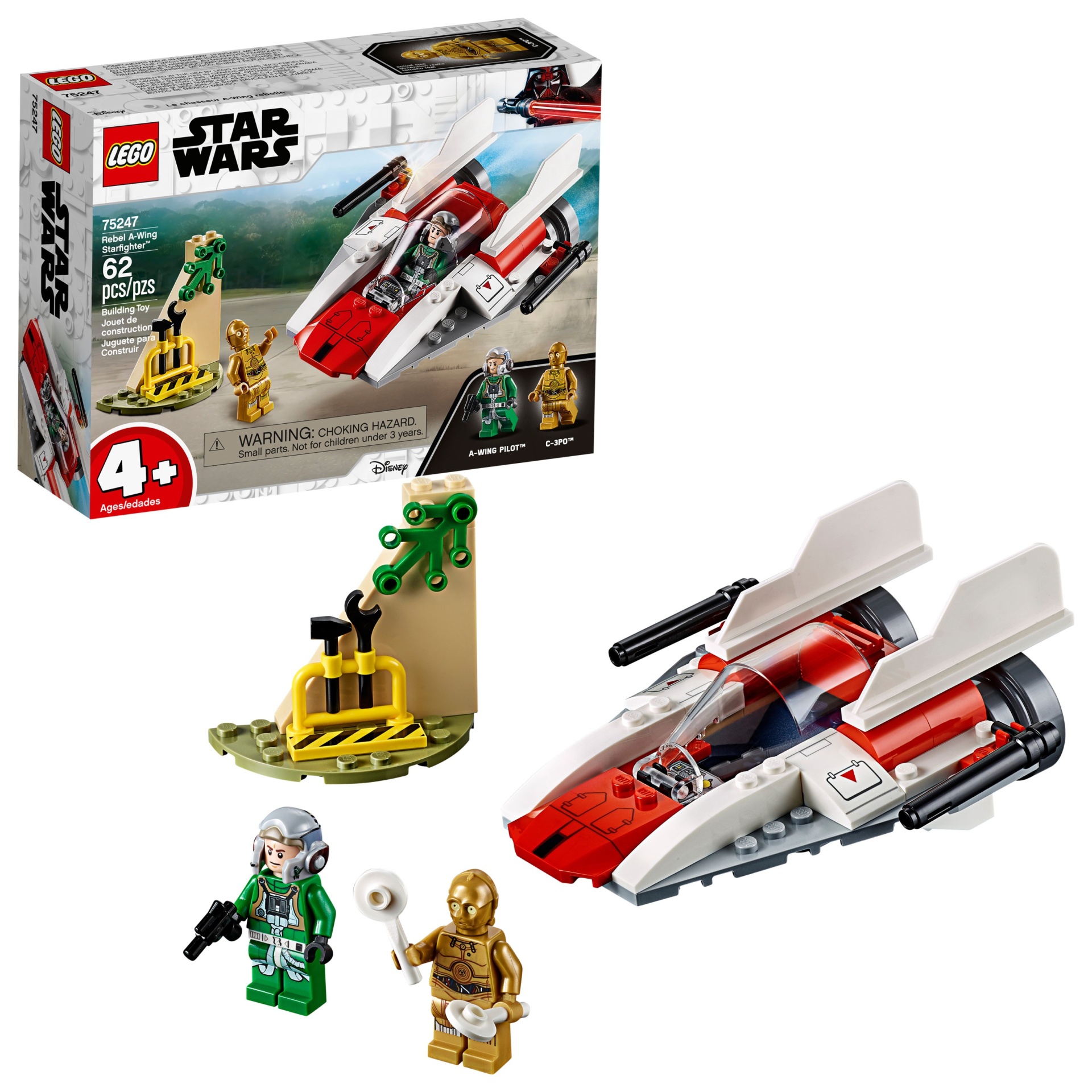 slide 1 of 7, LEGO Star Wars Rebel A-Wing Starfighter, 1 ct