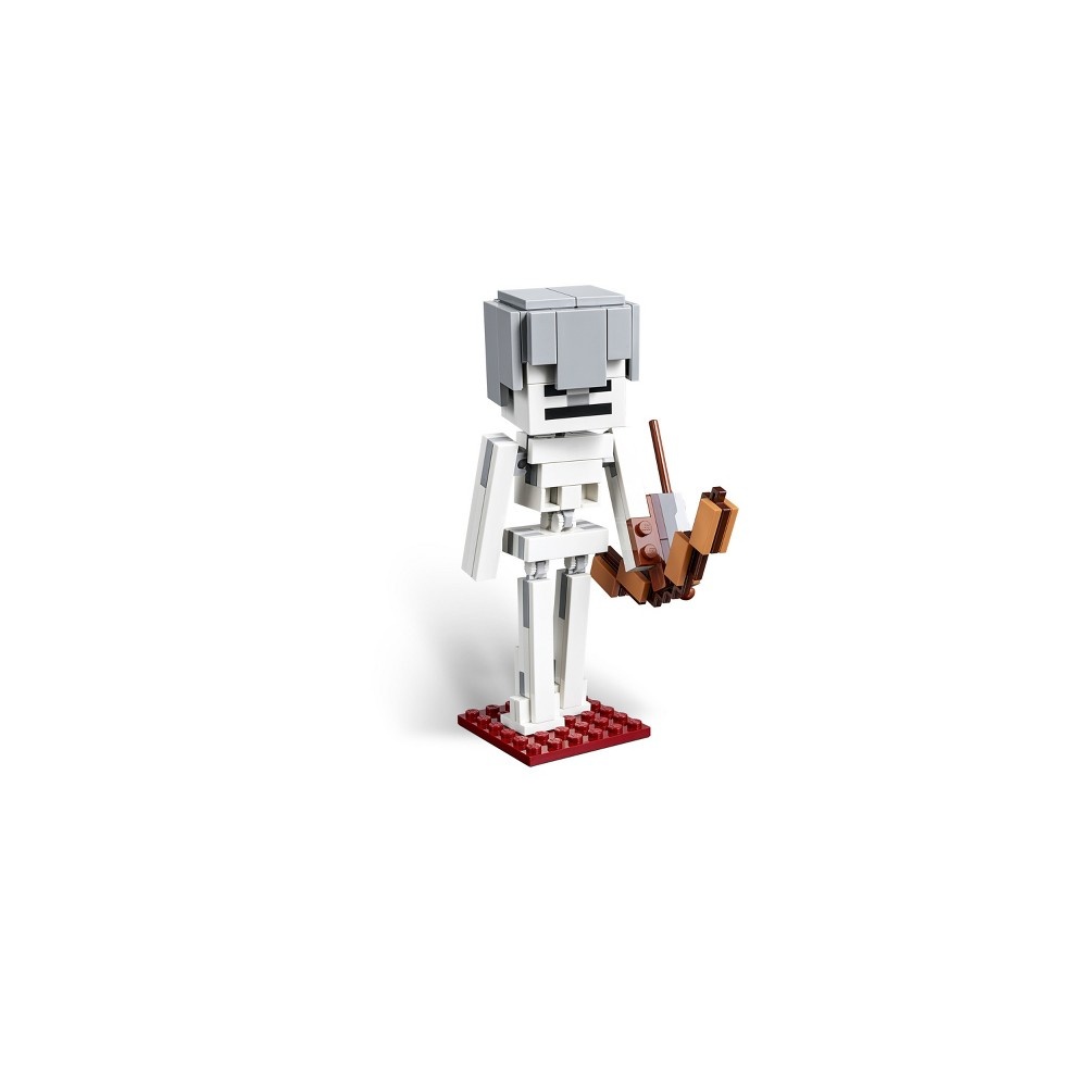 slide 6 of 7, LEGO Minecraft Skeleton BigFig with Magma Cu, 1 ct