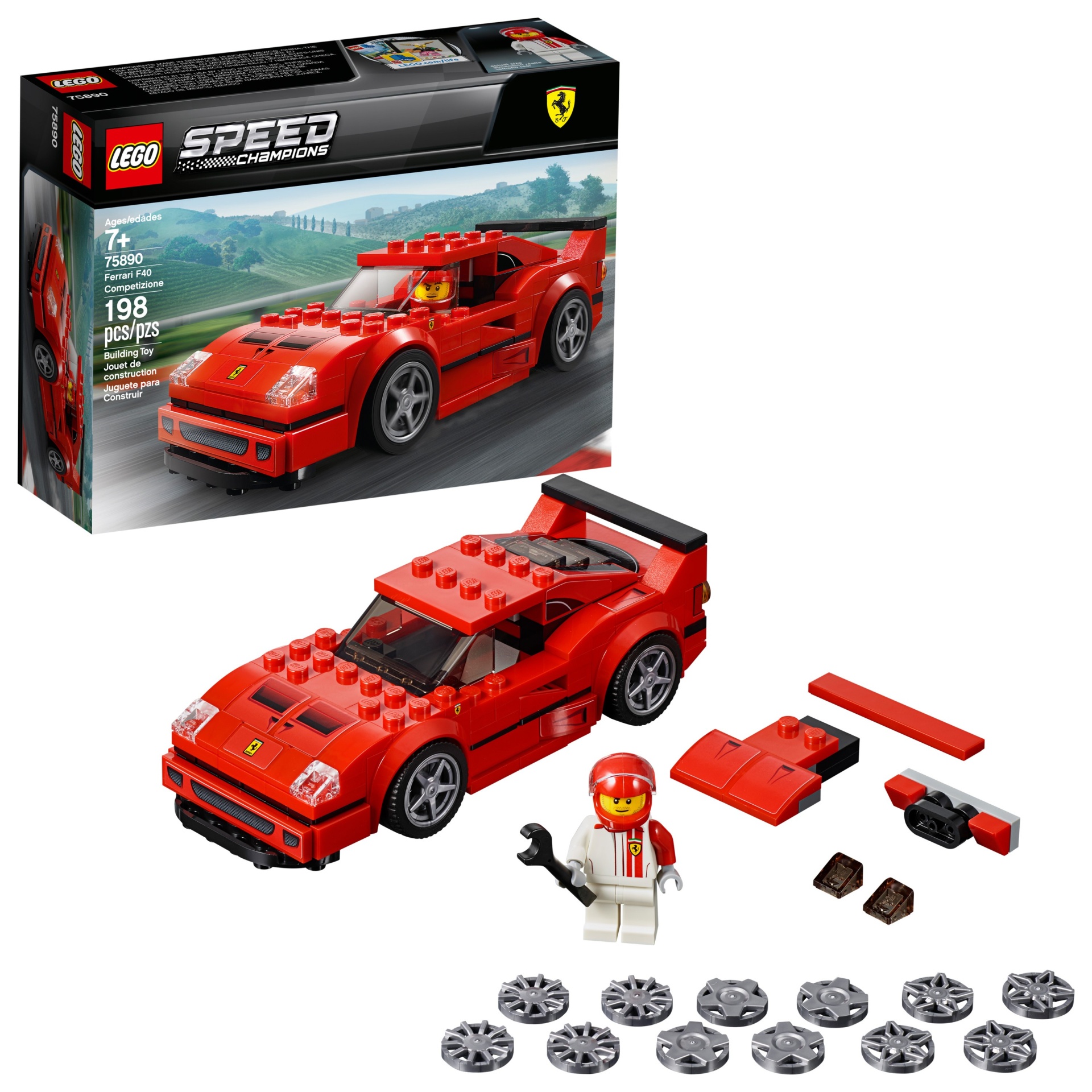 slide 1 of 7, LEGO Speed Champions Ferrari F40 Competizione 75890, 1 ct