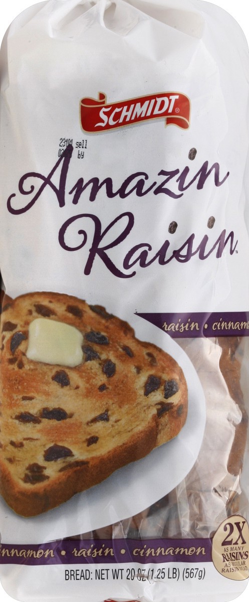 slide 2 of 5, Schmidt's Amazin Raisin Bread, 