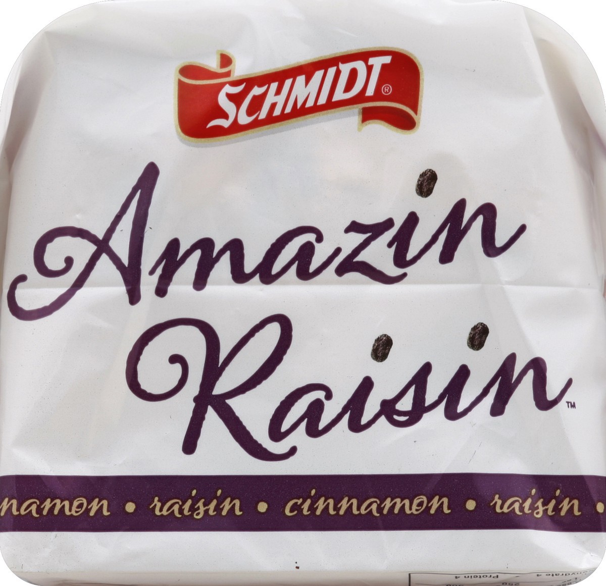 slide 4 of 5, Schmidt's Amazin Raisin Bread, 