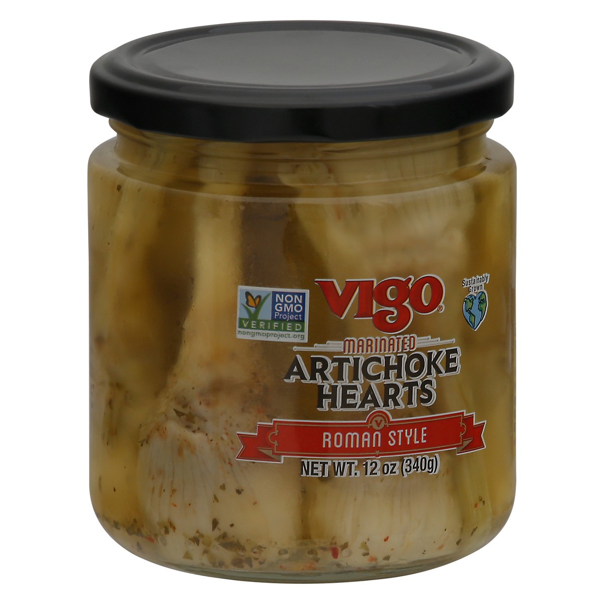 slide 2 of 12, Vigo Roman Style Marinated Artichoke Hearts 12 oz, 12 oz