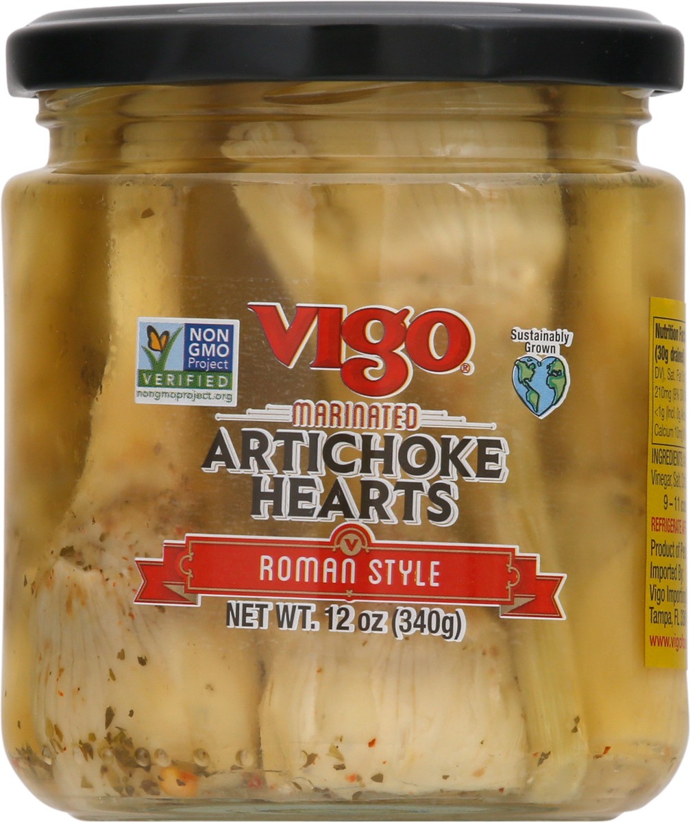 slide 7 of 12, Vigo Roman Style Marinated Artichoke Hearts 12 oz, 12 oz