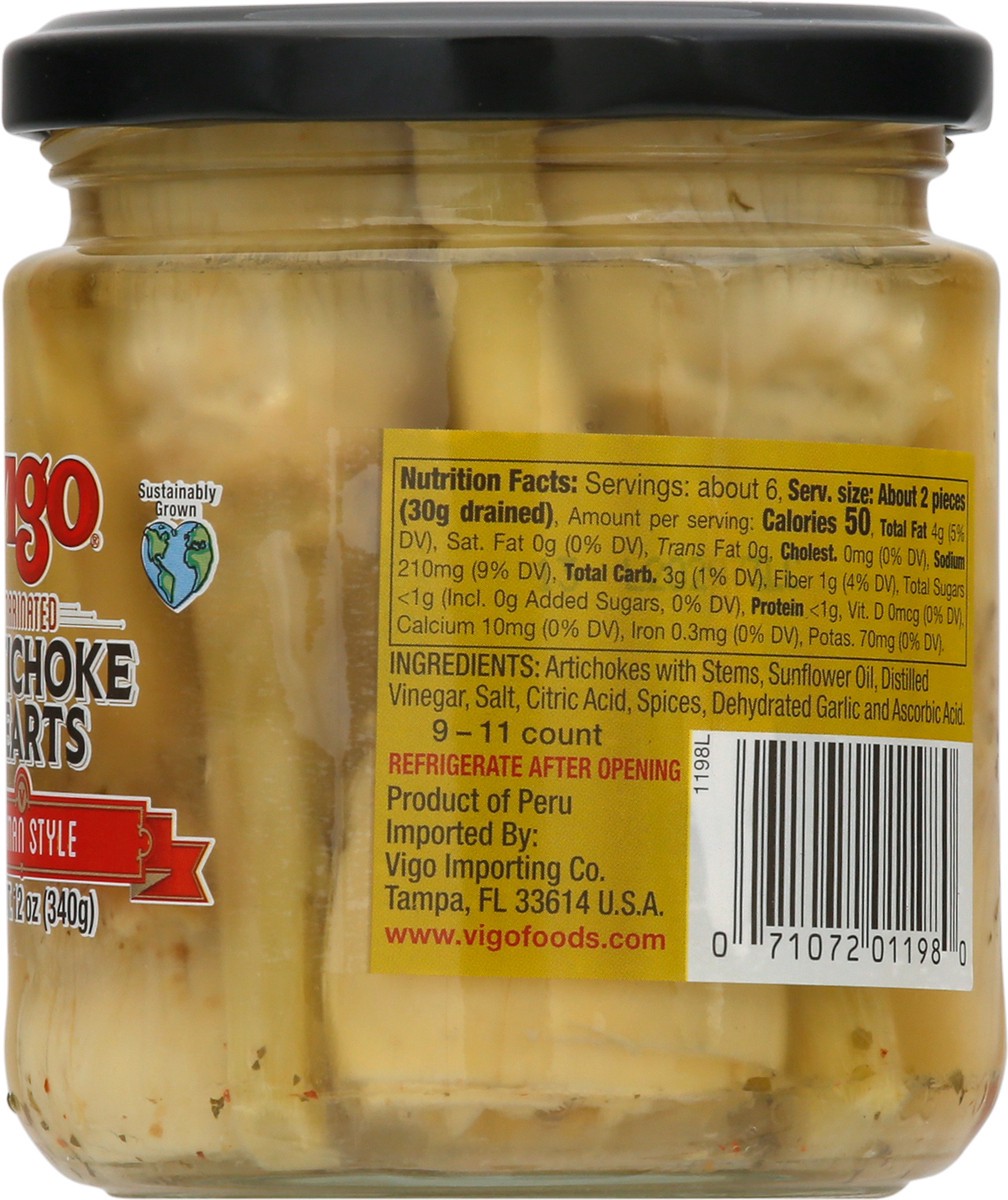 slide 11 of 12, Vigo Roman Style Marinated Artichoke Hearts 12 oz, 12 oz