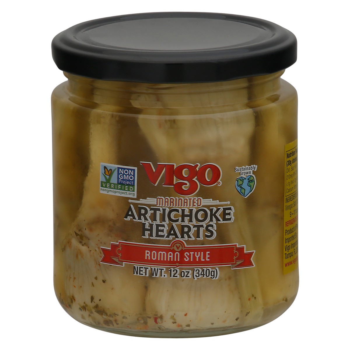 slide 1 of 12, Vigo Roman Style Marinated Artichoke Hearts 12 oz, 12 oz