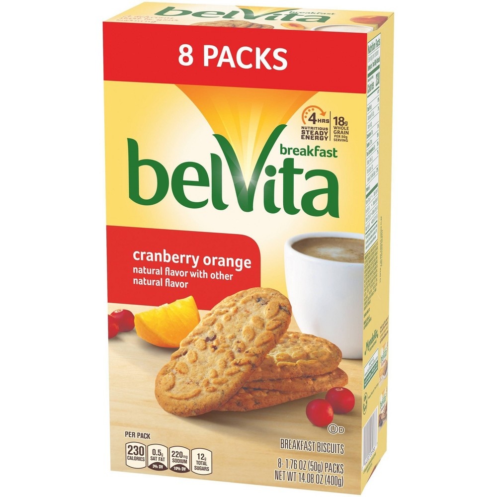 BelVita Cranberry Orange Breakfast Biscuits 14.08 Oz | Shipt