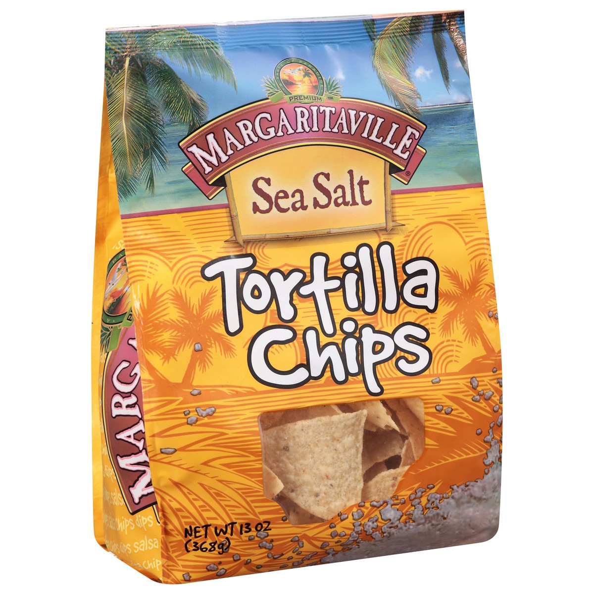 slide 2 of 9, Margaritaville Sea Salt Tortilla Chips, 13 oz