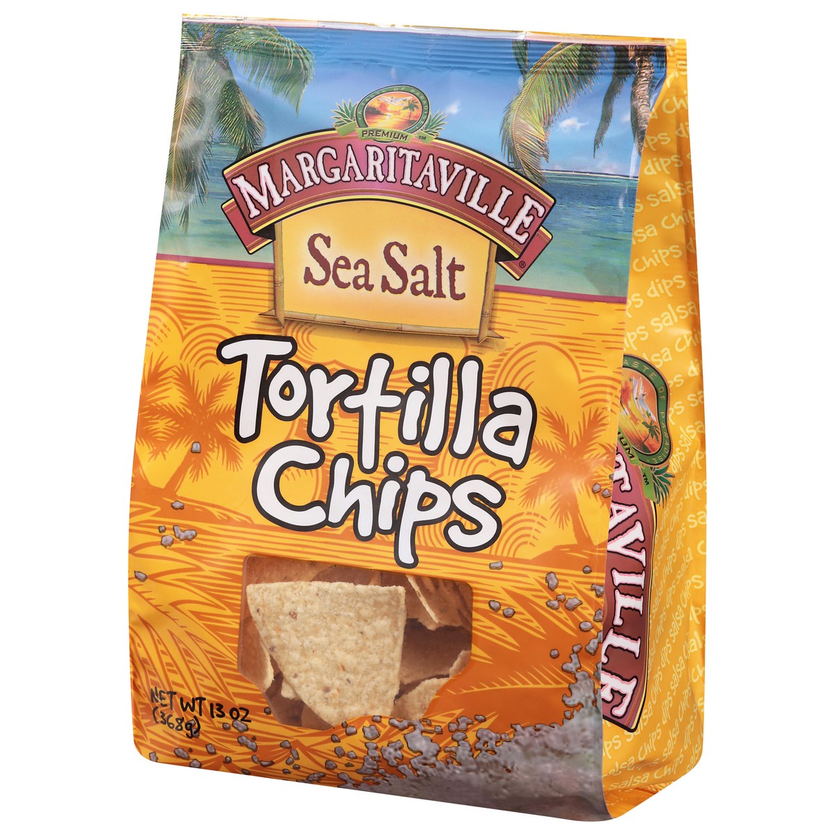 slide 3 of 9, Margaritaville Sea Salt Tortilla Chips, 13 oz