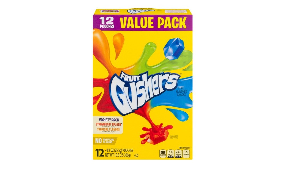 slide 2 of 3, Fruit Gushers Fruit Flavored Snacks Variety Pack - 9.6oz, 9.6 oz