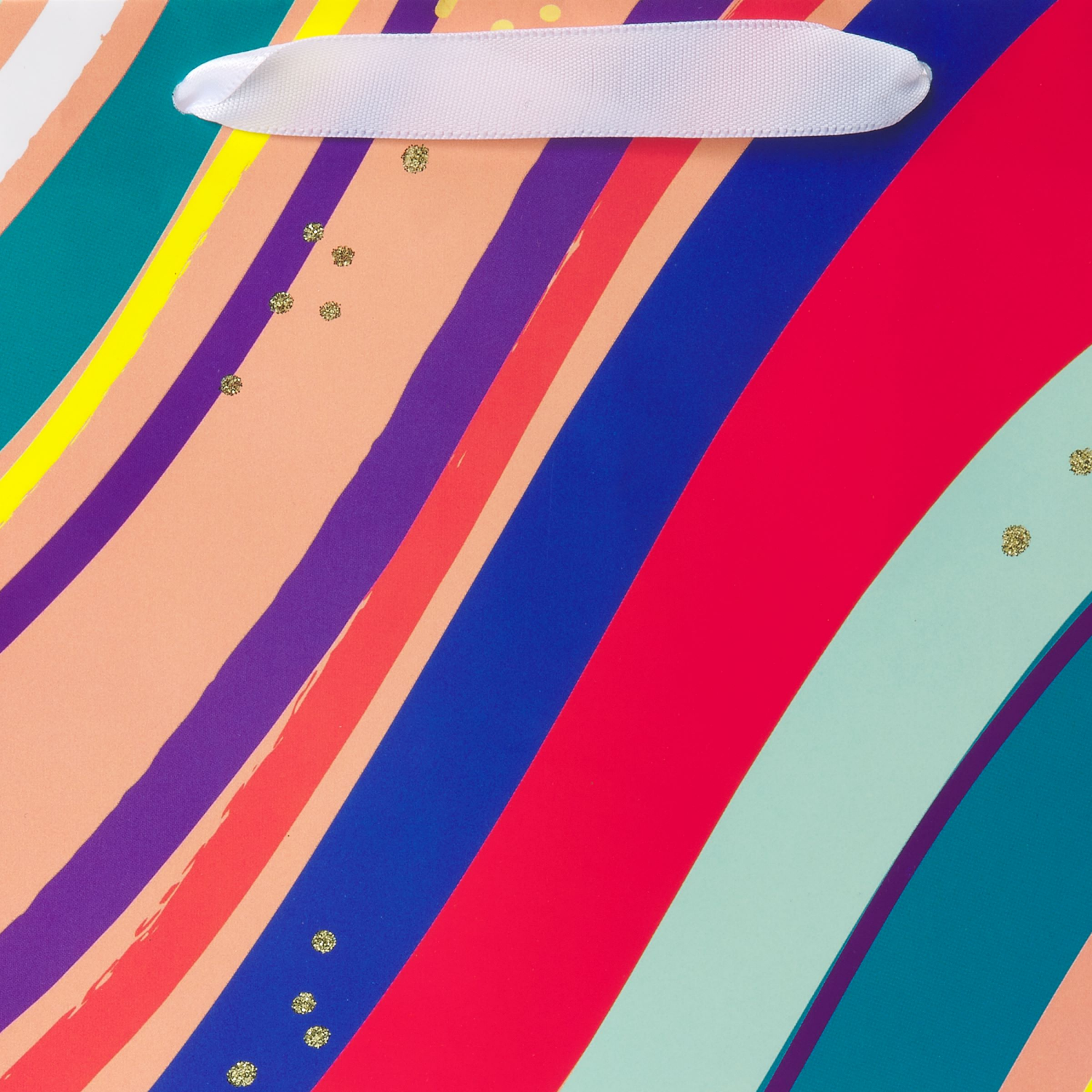 slide 3 of 4, American Greetings Multicolored Stripes Extra Large Gift Bag - Each, 1 ct