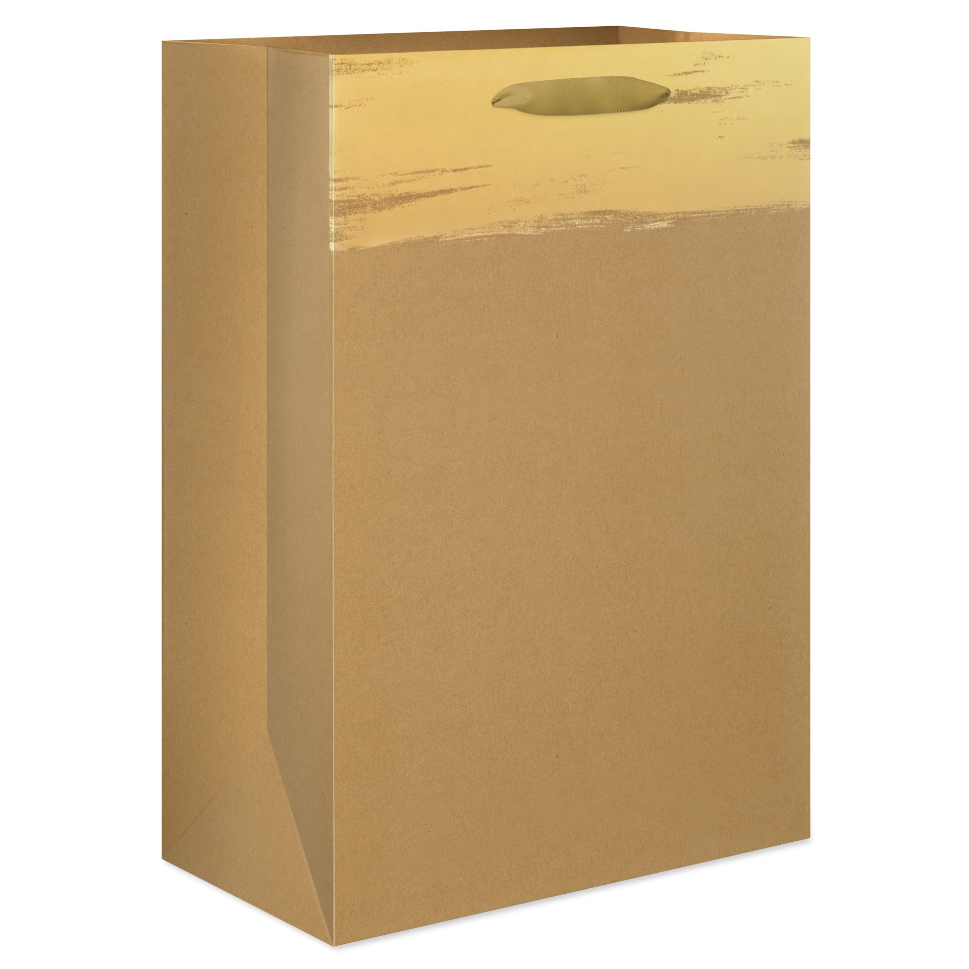 slide 1 of 1, American Greetings Medium Kraft Gift Bag, 3.94 in x 10.03 in x 7 in