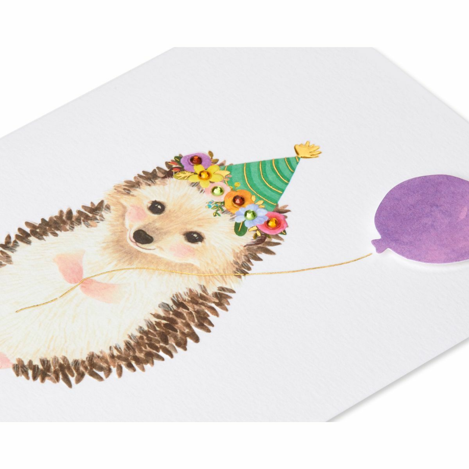slide 4 of 4, Papyrus Hedgehog Birthday Card - Each, 1 ct