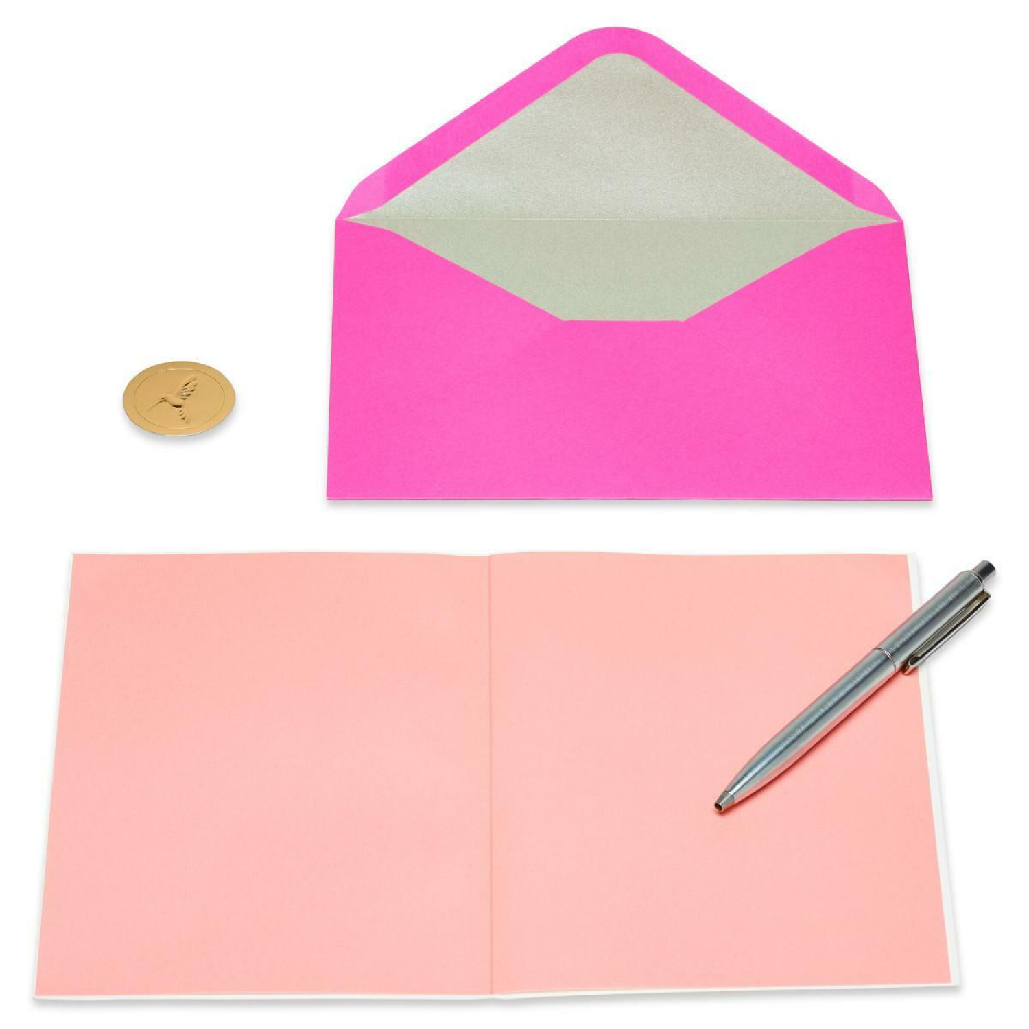 slide 3 of 5, Papyrus Blank Card #54, Floral Disco Ball, 1 ct