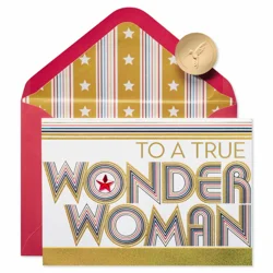 Papyrus Wonder Woman Greeting Card 1 ea