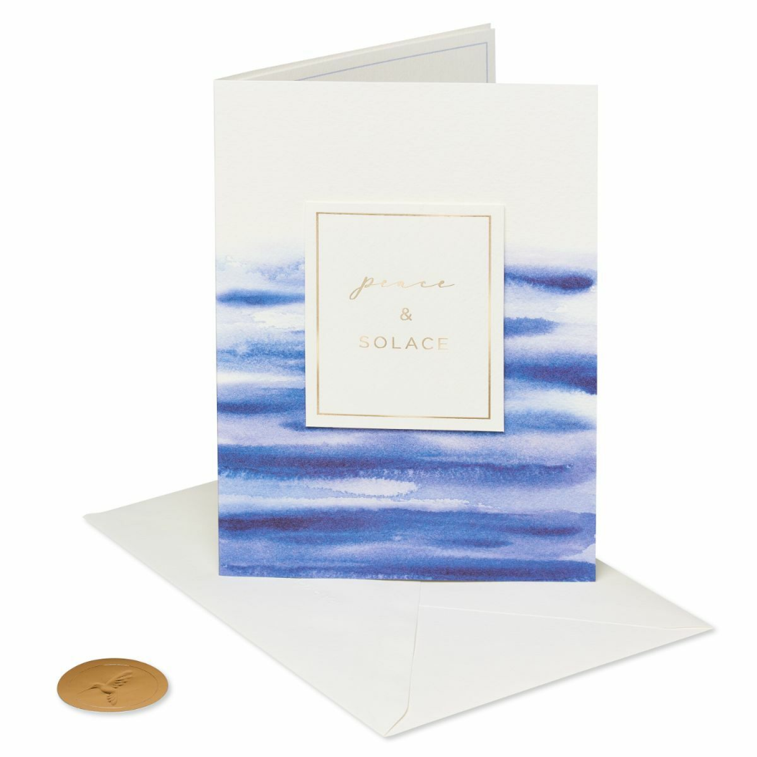 slide 3 of 4, Papyrus Peace & Solace Greeting Card 1 ea, 1 ct